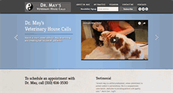 Desktop Screenshot of drmaysvethousecalls.com
